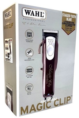 Wahl Cordless Magic Clip Professional Akku Haar- & Bartschneider 3027252 rot
