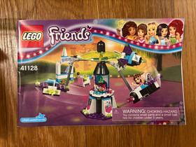 RETIRED LEGO FRIENDS 41128 Amusement Park Space Ride *COMPLETE SET*
