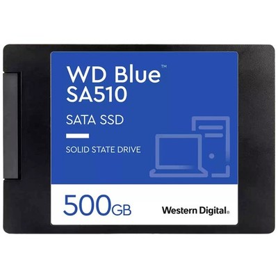 Western Digital Blue  SA510 500 GB Interne SATA SSD 6.35 cm (2.5 Zoll) SATA 6...