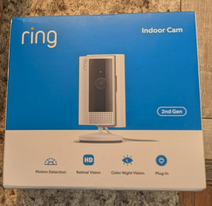 Ring Indoor Cam (2nd Gen) - White, Brand new in box