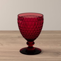 Villeroy & Boch Boston Coloured 4 StüCk Glas Kelch Vino Rot Red 8,8Cm Cr