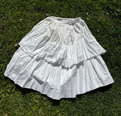 Antiker Rock 1900 - Baumwolle, Boho Rock, Hippie Chic tailliert, New Look