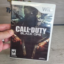 Nintendo Wii Call of Duty Black Ops CIB Video Game Preo Used Clean Disc