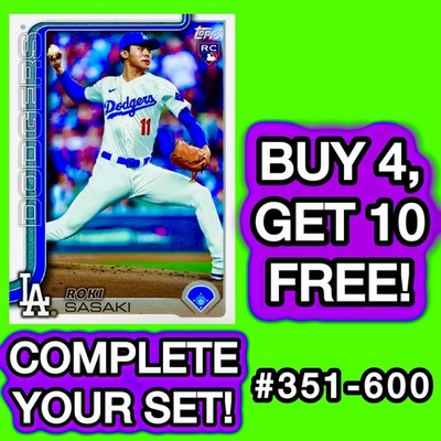 #ad #ad 2025 Topps Series 2 Singles Cards U PICK You Complete Your Set *CHEAP SALE* $1.75