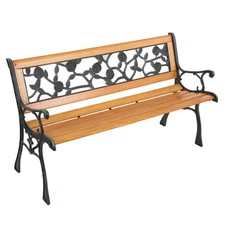 Garden Bench Outdoor Porch Chair Park Bench Hardwooden Furniture for Park Yard