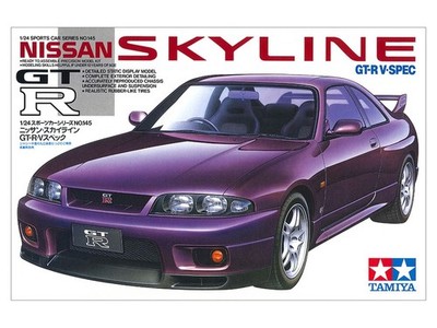 Tamiya 24145 Nissan Skyline GT-R V-Spec 1/24 Scale Plastic Model Kit