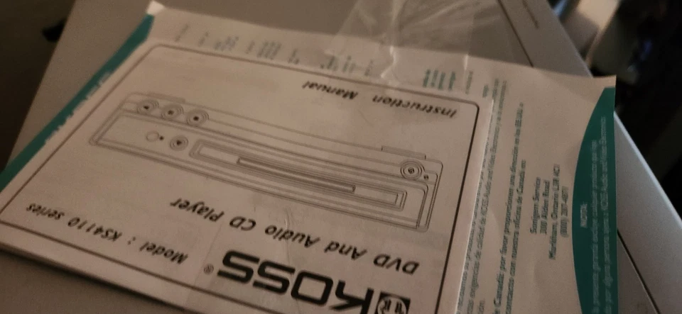 Koss KS4110 MP3 DVD Player Progressive Scan With Remote, Tested, Works - Image 2 of 4