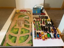 Vintage Ertl Thomas the Tank Friends lot of 54 Trains Cars, Playset Case