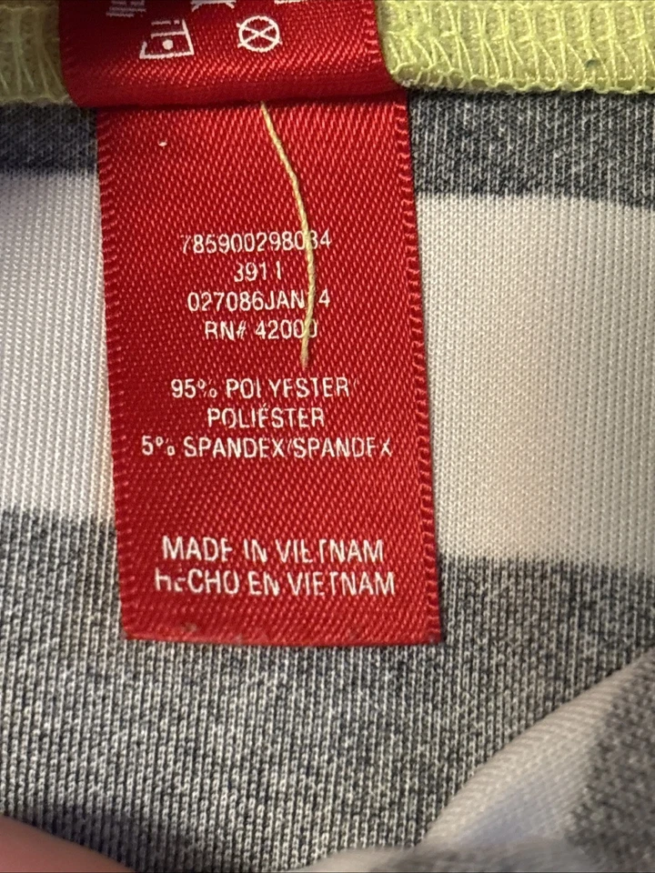 Falda patinadora blanca y negra Bongo para niñas talla M 7-8 Foto 4 de 4