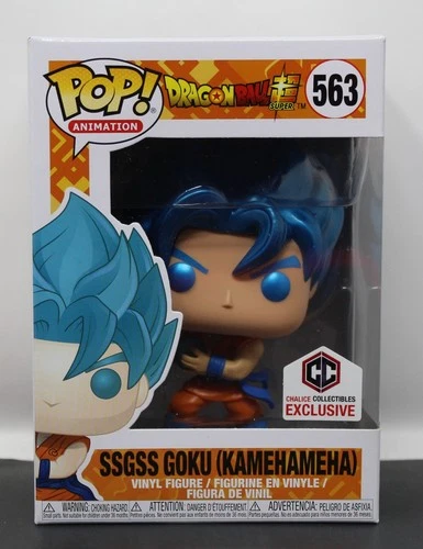 SSGSS GOKU (KAMEHAMEHA) (METALLIC) - DRAGONBALL - CHALICE EXC. - FUNKO POP!