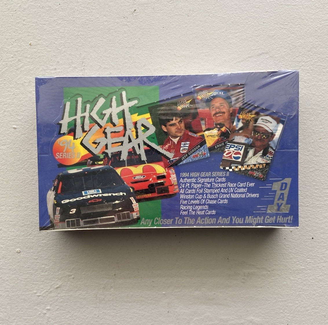 1994 Wheels High Gear Series II DAY 1 'Sealed' Trading Card Box