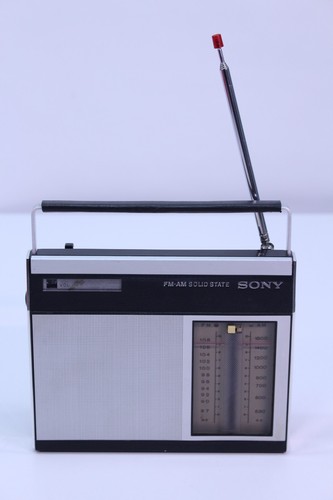 VTG Sony 6F-19W Radio FM/AM 9 Transistor Receiver 1970's Solid State Tokyo Japan - Picture 7 of 24