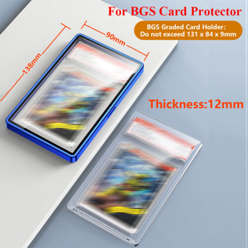 Graded Cards Protector Bumper Trading Guard Case Box Sports for PSA/BGS/CGC Slab - Bild 3 von 46