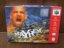 Video Game Nintendo 64 N64 World Championship Wrestling WCW Mayhem #3 see pics