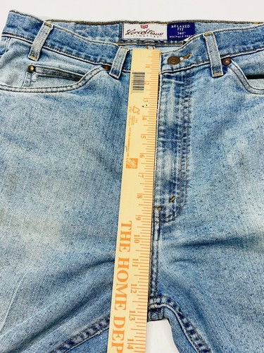 VTG 90s Levis 540 Purple Label Relaxed Fit Jeans Mens 34x34 Distressed Stained - Picture 18 of 19