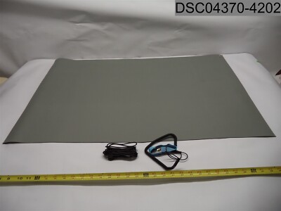 MWRF Source ESD Mat Kit W/Wrist Strap & Grounding Cord, 2' X 3', B09P7KG4PC