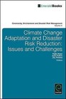 Climate Change Adaptation and Disaster Risk Reduction: Issues and Challenges by Emerald Publishing Limited (Hardback, 2010)