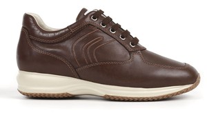 GEOX SCARPA UOMO SNEAKER HAPPY U4162G VITELLO LISCIO DK BROWN MARRONE 42 43 44 GEOX SCARPA UOMO SNEAKER HAPPY U4162G VITELLO LISCIO DK BROWN MARRONE 42 43 44