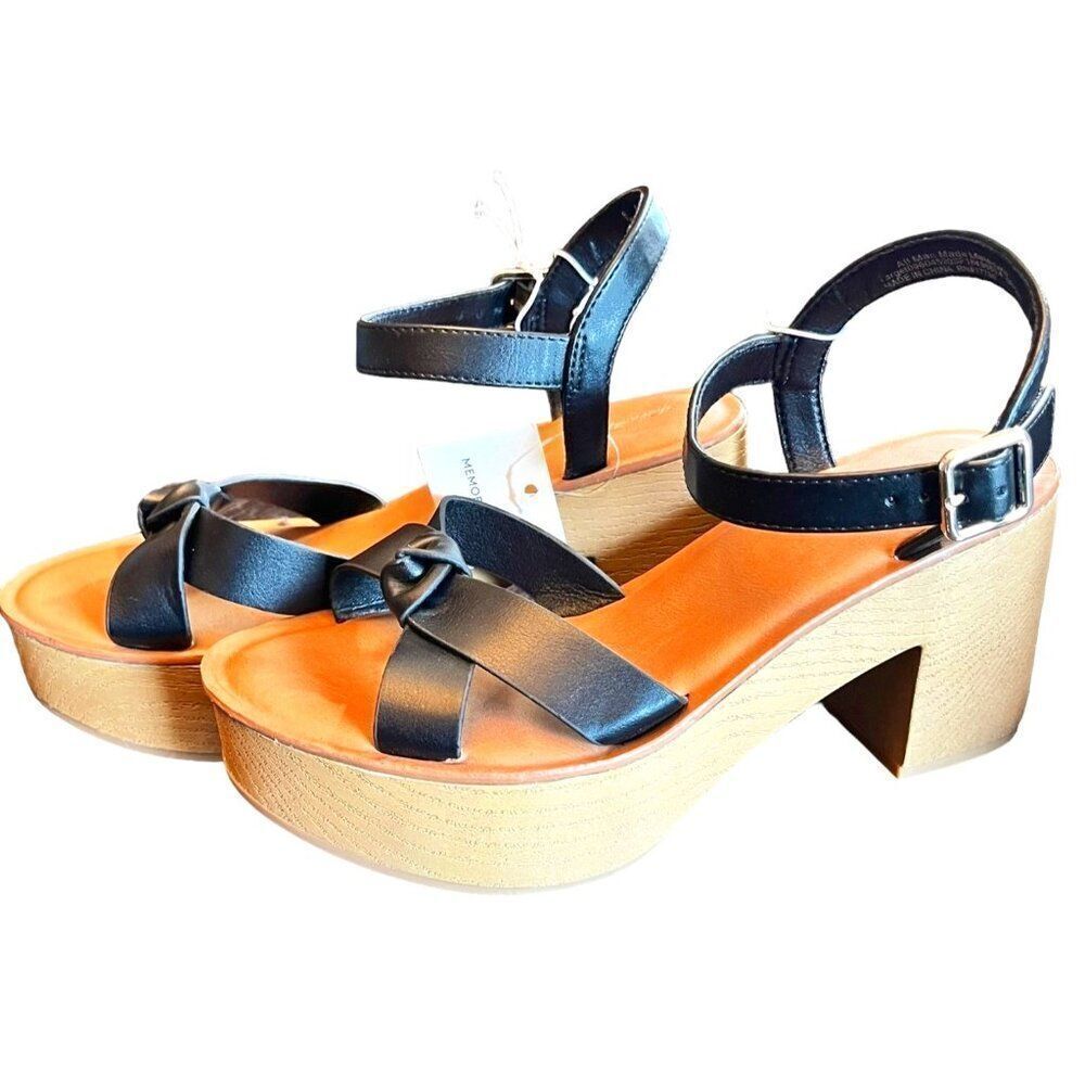 Universal Thread Memory Foam Platform Sandals NWT… - image 1