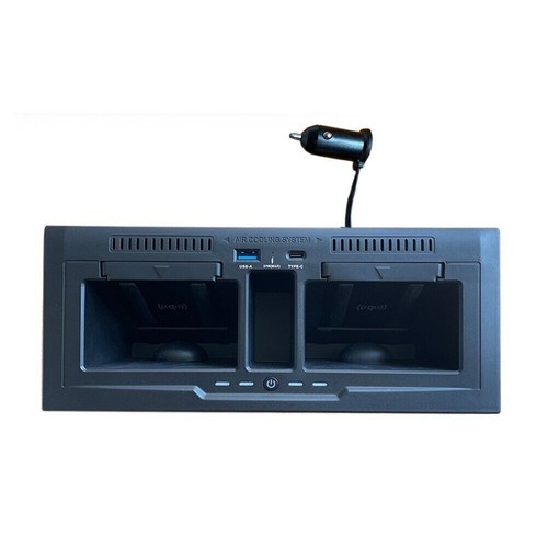 Bandeja de cargador inalámbrico Pad Box accesorios para Land Rover Defender 90 110 2020~24 - Imagen 8 de 8