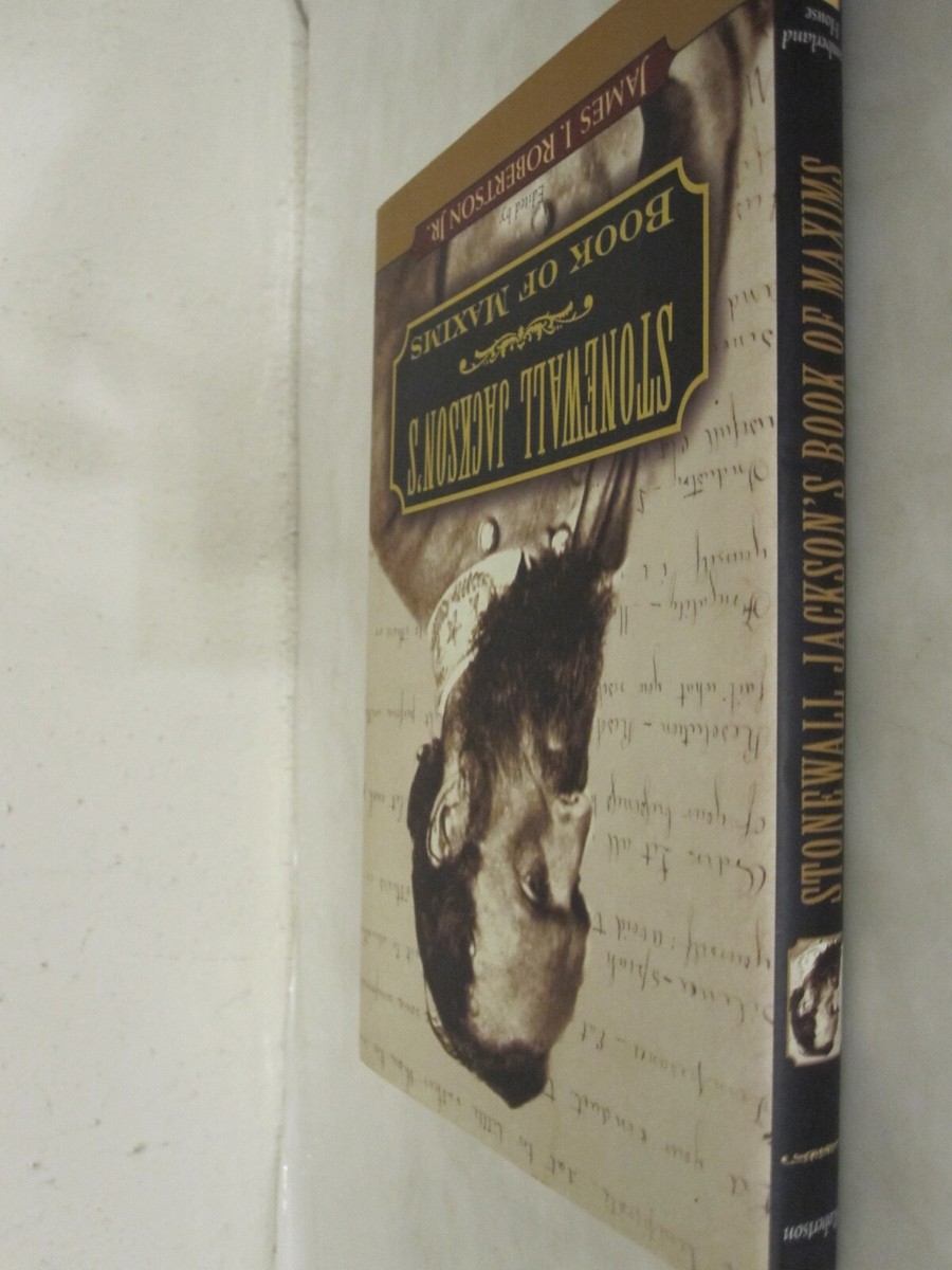 Stonewall Jackson's Book of Maxims 9781581822960| eBay