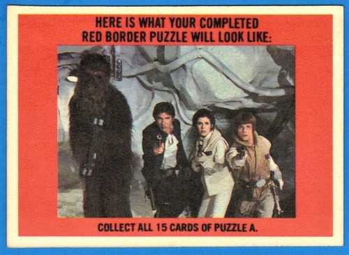 1980 pegatina Topps Empire Strikes Back S. 1 # 12 Y & U - Chewy Han (ex-mt) A - Imagen 2 de 2