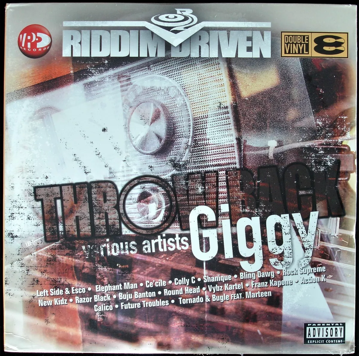 RIDDIM DRIVEN "THROWBACK GIGGY"  2X LP COMPILATION