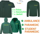 Ambulance Paramedic Jacket PRINT Embroidery First Aid Medical Healthcare Student