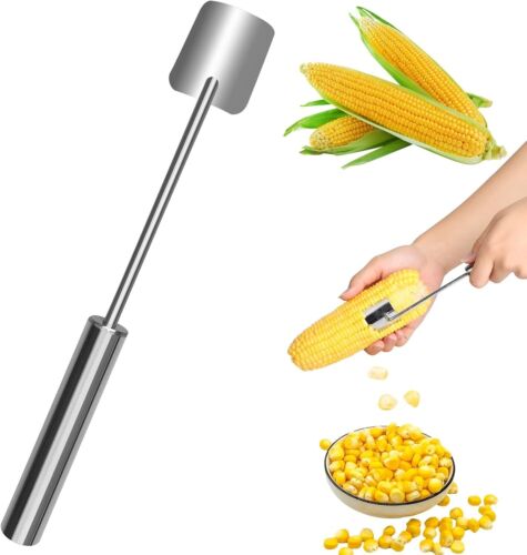 Stainless Steel Corn Stripping Tool, corn peeler for corn on the Cob