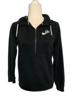 売れ筋商品|||ナイキ パーカー・スウェットシャツ レディース アウター Zip-up sweatshirt - black white Nike Black White Tropical Floral Long Sleeve Zip Up