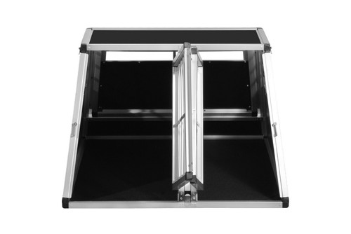 N74 Hundetransportbox Doppelbox Aluminium Transportbox Hundebox Hunde Alubox - Bild 7 von 7