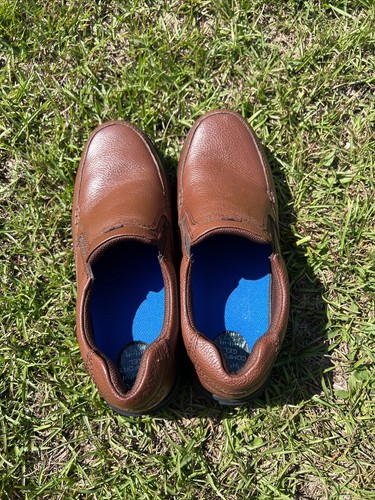 Nunn Bush Cam Brown Leather Moc Toe Slip On Shoes Loafers Men Size 11 M - Picture 11 of 13