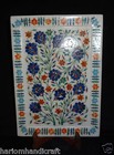 14"x10" Lapis Lazuli Paua Shell Inlay Tray Handmade Kitchen Decor Gift Arts H171