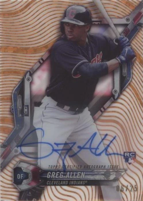 Pattern 1 Waves/Diagonals Orange Orbit Diffractor Autographs