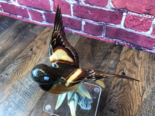 HUTSCHENREUTHER GUNTHER GRANGET PORCELAIN FIGURINE BIRD 6" - BALTIMORE ORIOLE - Picture 5 of 12