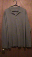 Van Heusen Green Studio Long Sleeve Shirt Size XL 100323 I122T6