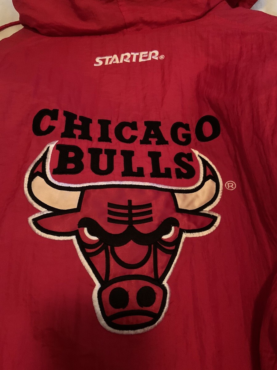 Vintage Chicago Bulls Starter puffer Pullover 1/2 Zip Jacket Vintage Chicago Bulls Starter puffer Pullover 1/2 Zip Jacket