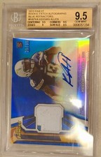 2013 TOPPS FINEST KEENAN ALLEN BLUE AUTO PATCH ROOKIE /99 BGS 9.5 GEM🔥🔥🔥