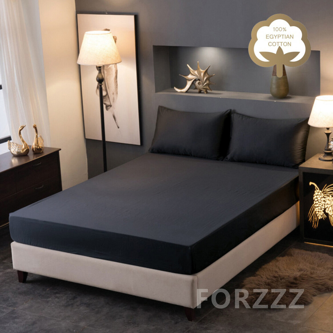 Hotel 2200TC Soft Fitted Sheet Pillow cases Bed Set King Single Double