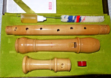 Moeck Rottenburgh Tenor Flute C Recorder Tenor Flute 249 - SUPERB! With accessories top