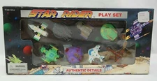 Vintage Star Rider Play Set Lot of 8 Small Spaceship Toys 1996  EL