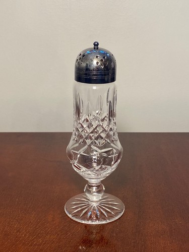 NEW Vintage WATERFORD CRYSTAL Lismore Large 8" Sugar Shaker Muffineer IRELAND - Picture 3 of 13