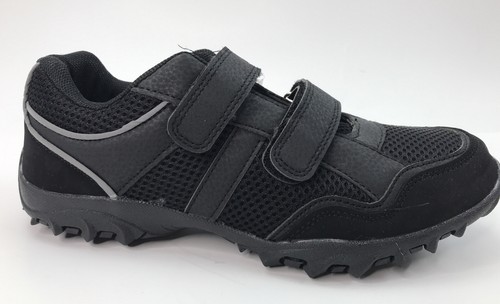 Mountain Warehouse Girls Black Neptune Kids Hook and Loop Shoes Trainers US 6 - Picture 2 of 11