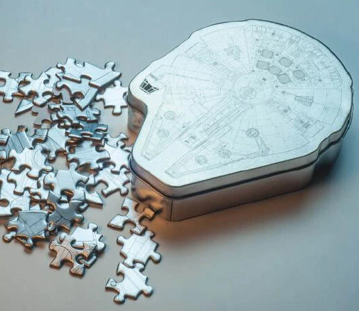 Star Wars Millennium Falcon IN Tin Case Puzzle 201 Pcs Paladone Products - Bild 1 von 1