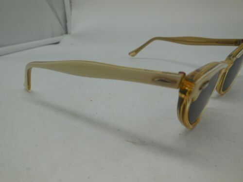 AS1 Vintage 50s American Optical cats eye sunglasses 5 1/4 - Picture 3 of 7