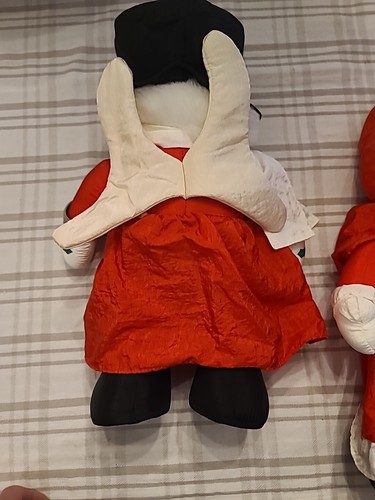RARE Vintage 15" Uncle Mistletoe & 14" Aunt Holly Dolls ~ Marshall Fields ~ EUC - Picture 7 of 22