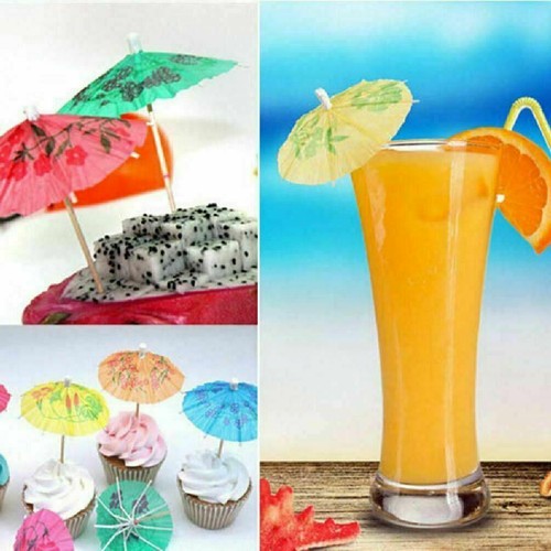 12 x Cocktail Umbrellas Party Drink Decoration Umbrella Birthday Wedding Novelty - Picture 4 of 4