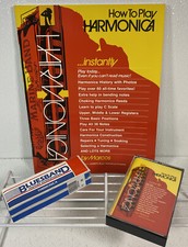 Bluesband Hohner International Harmonica How to Play Harmonica Cassette  Book