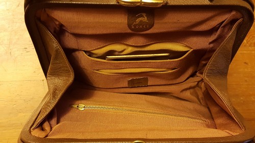 Vintage, Koret, Brown, Leather, Baguette Handbag - Picture 7 of 12