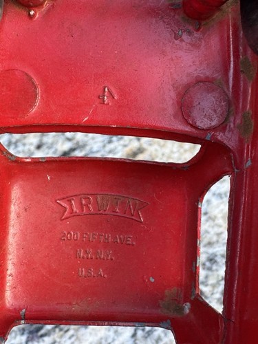 VINTAGE IRWIN TOY DIECAST METAL RED PICK UP TRUCK - Picture 11 of 11